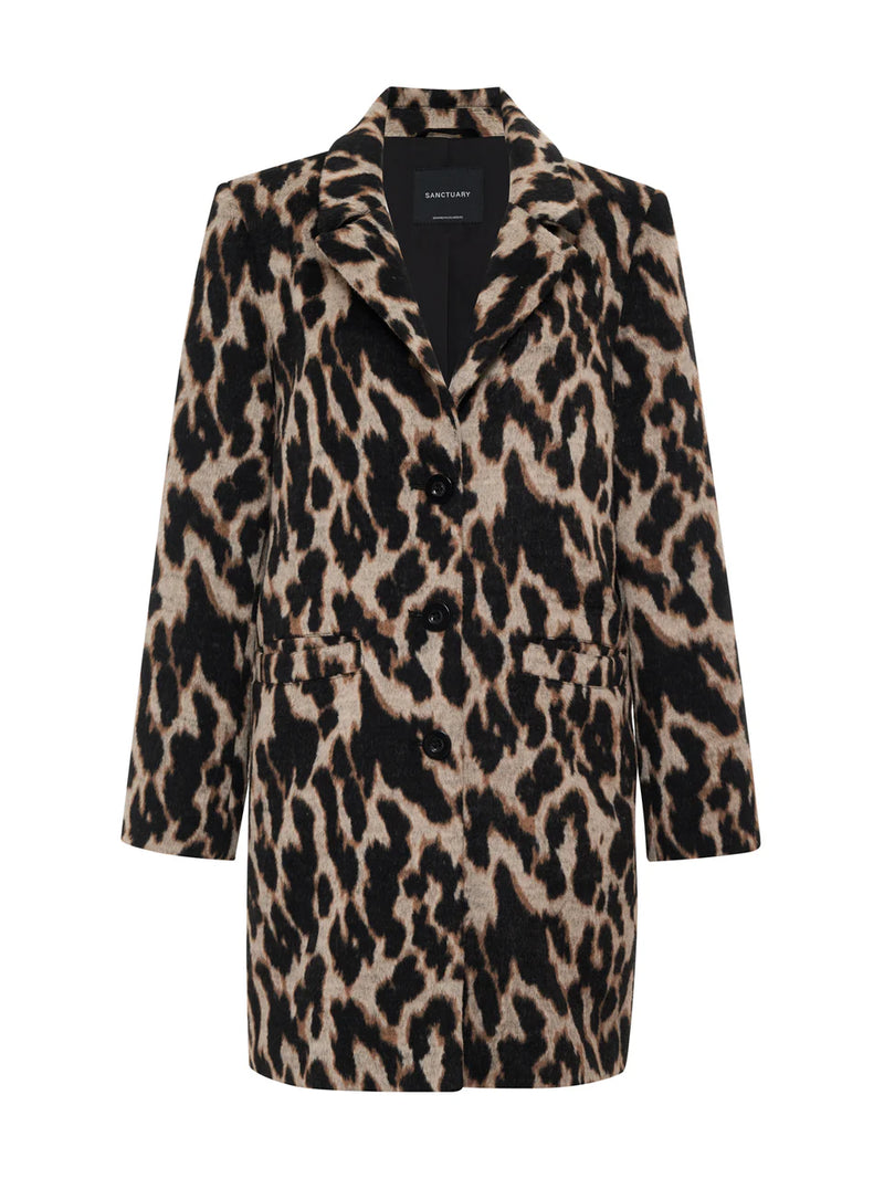 Downtown Jacket Leopard Mirage