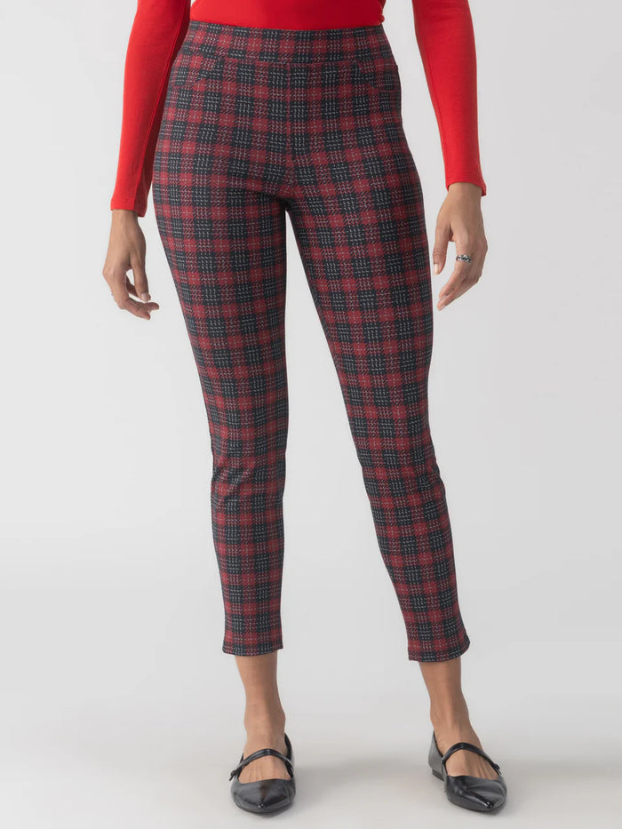 Runaway Semi High Rise Legging Mars Red Check