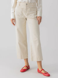 The Marine Standard Rise Denim Pant-Bleached White