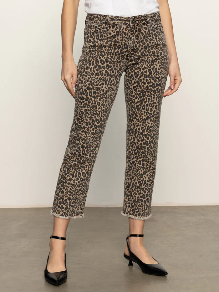 Cadence 90's Straight Crop Jean French Kitty
