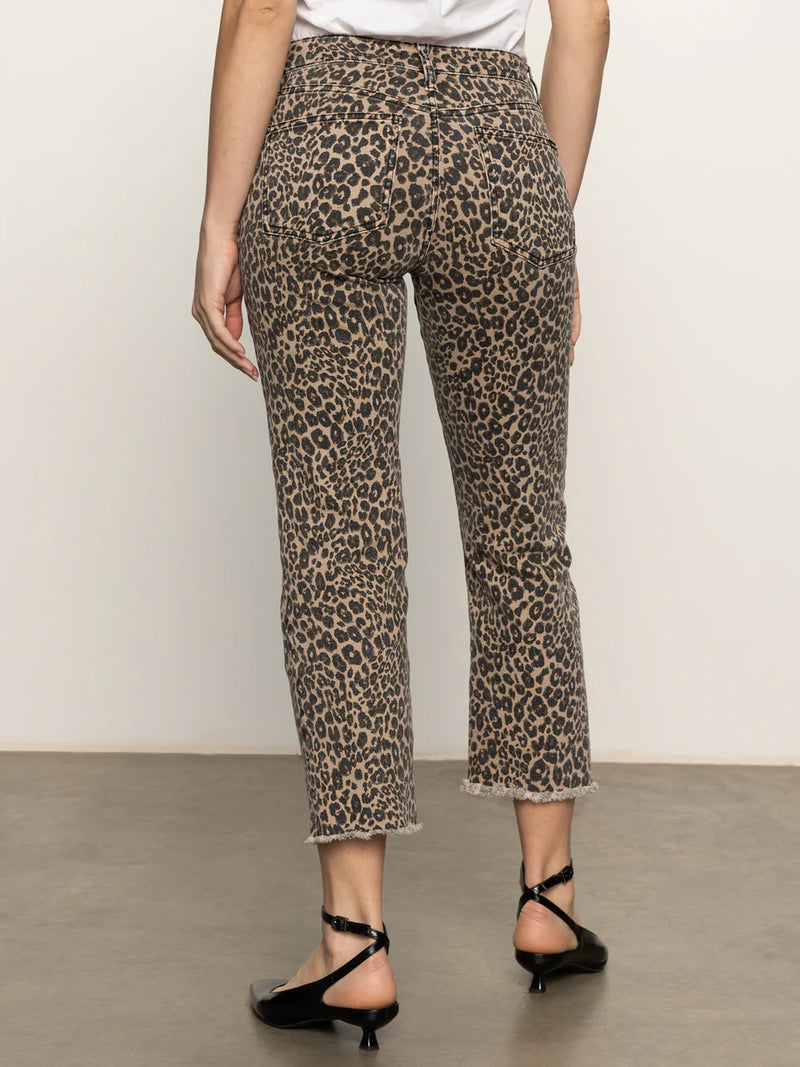 Cadence 90's Straight Crop Jean French Kitty