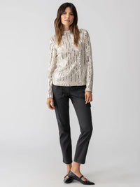 Sequin Mock Top Lets Celebrate