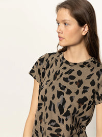 Double Knit Perfect Tee Winter Leopard