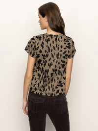 Double Knit Perfect Tee Winter Leopard