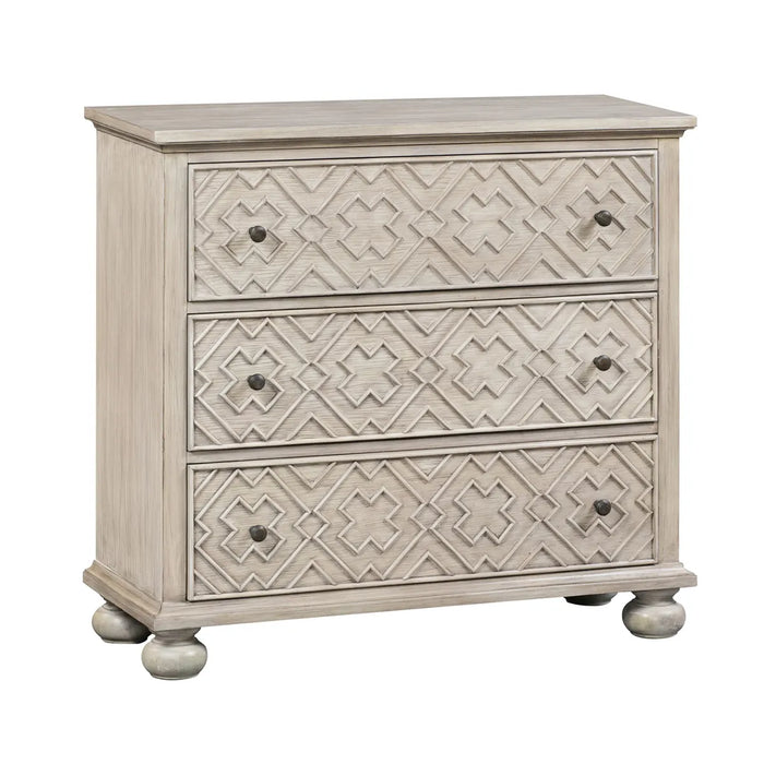 Hawthorne Estate 3 Drawer Fretwork Pattern Chest