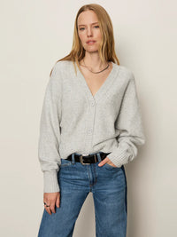 Shimmer Cardi Heather Grey Sparkle