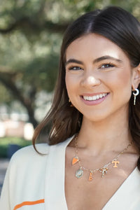 Tennessee Vols Paper Clip Charm Collector Necklace