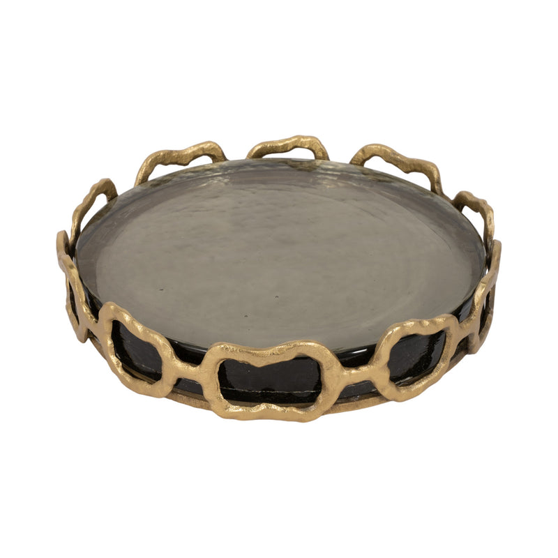 12" Weymouth Small Gold Tray