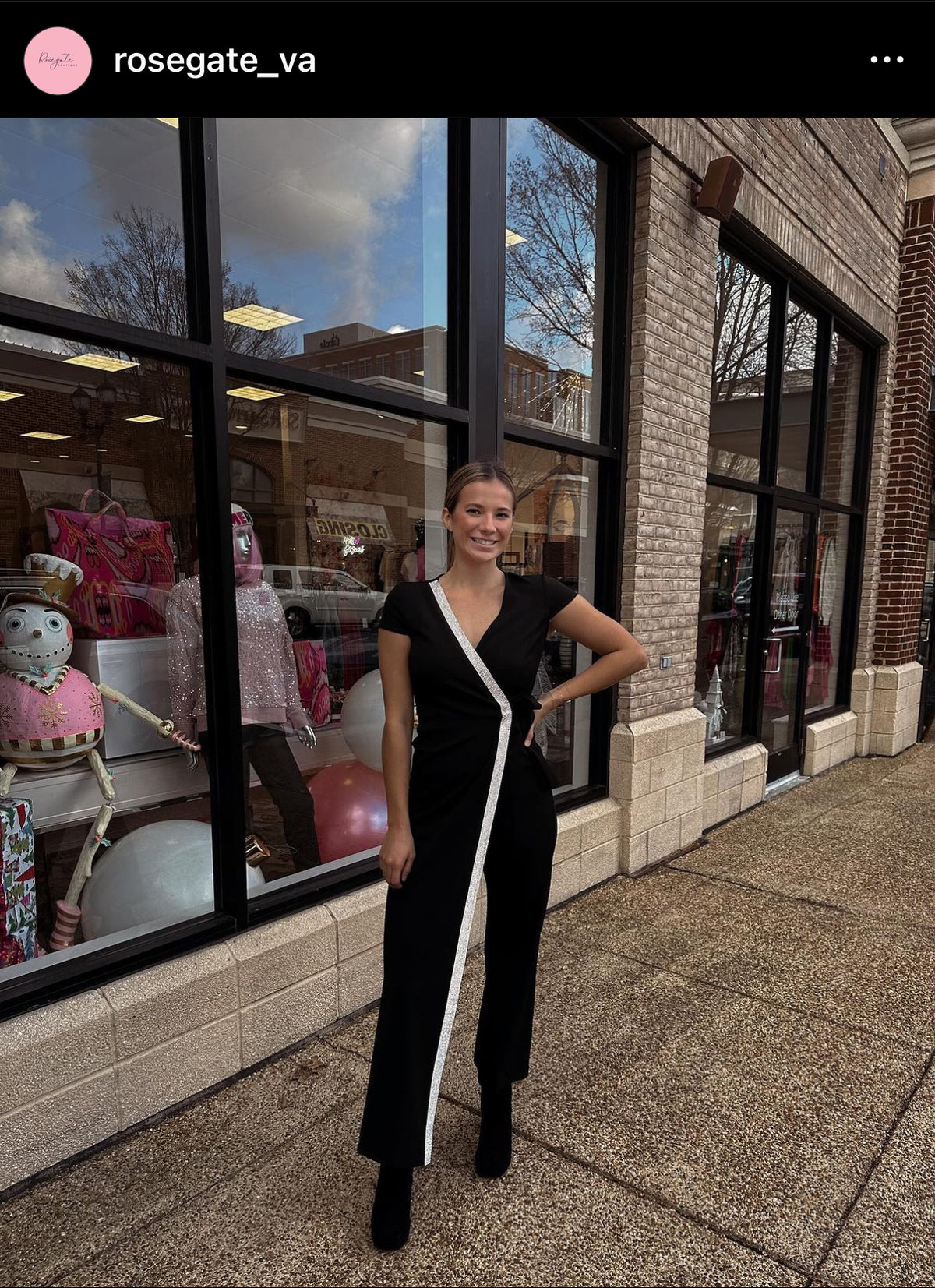 Black Knit Jumpsuit