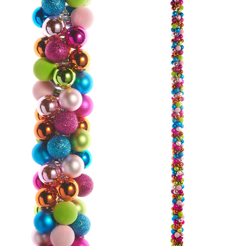 5' MULTICOLOR BALL GARLAND