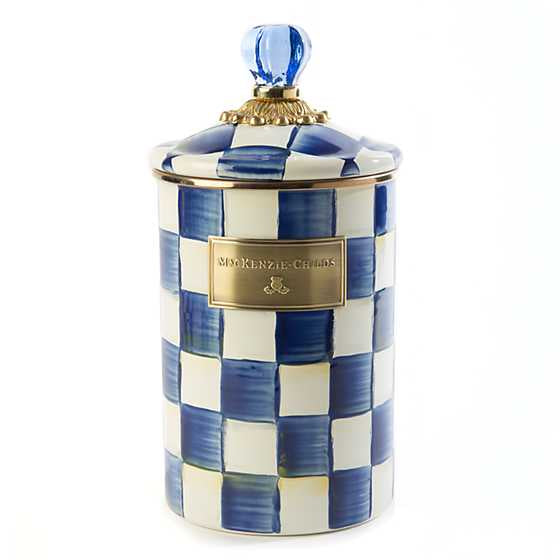 Royal Check Large Kitchen Canister