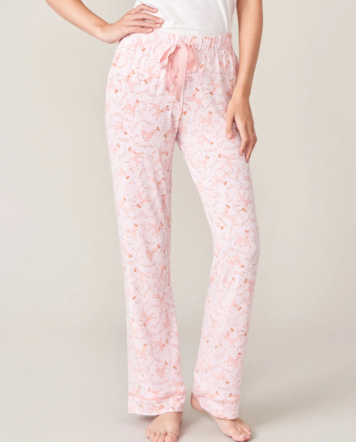 Pajama Pant Pink Poodles