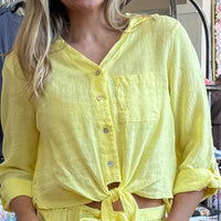 Tie Front Top