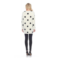 Women Polka Dot Fine Coat