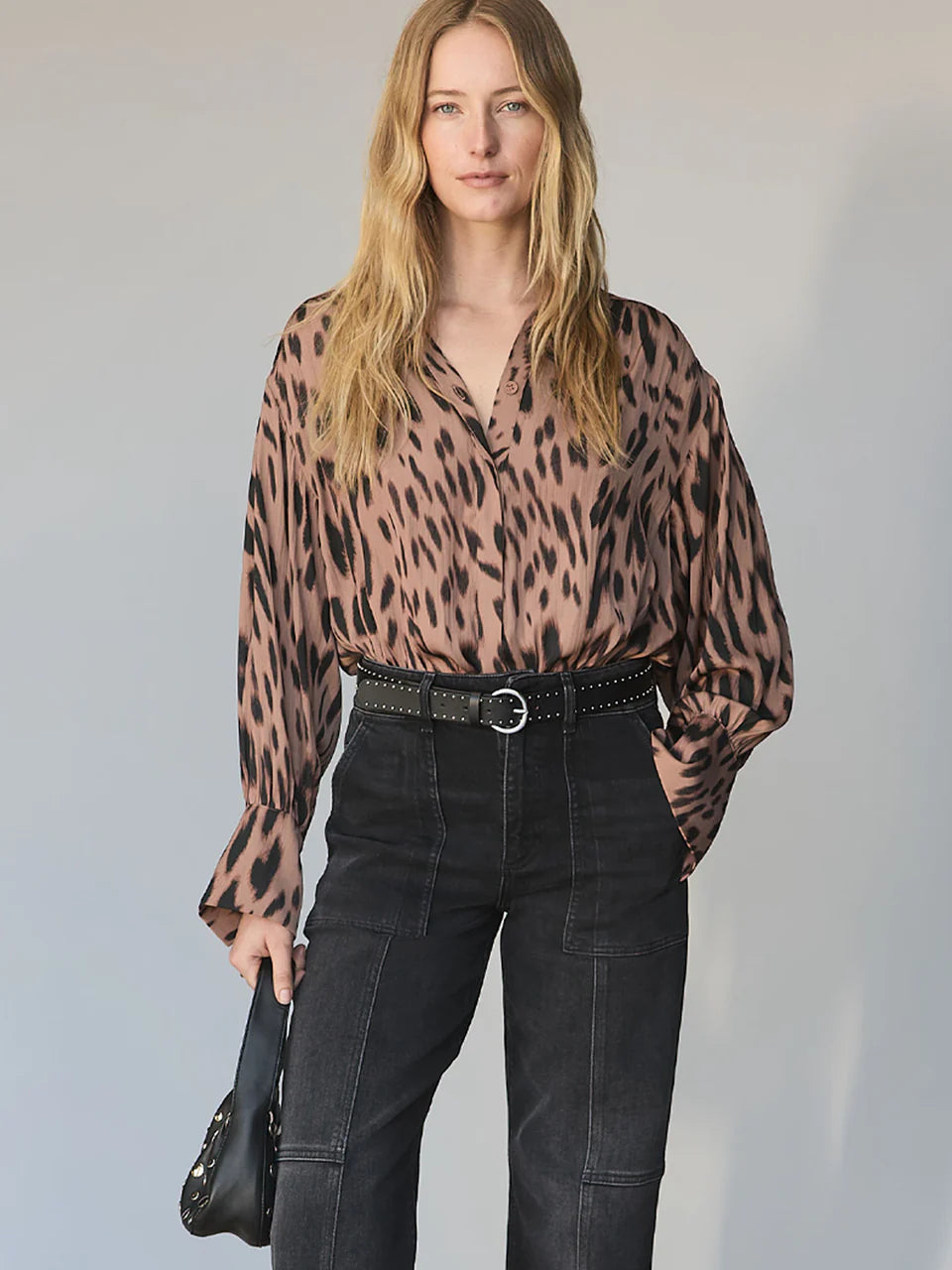 Colette Shirt Mocha Leo