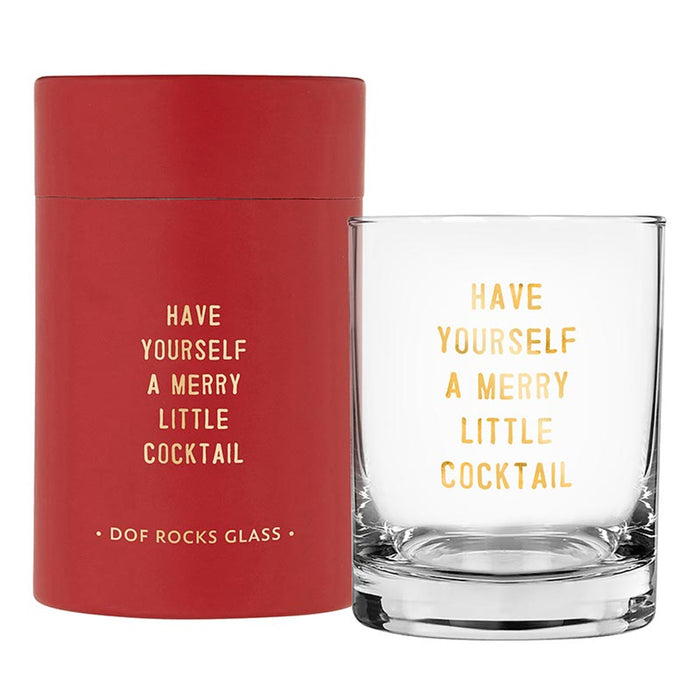 DOF Rocks Glass - Merry Little Cocktail