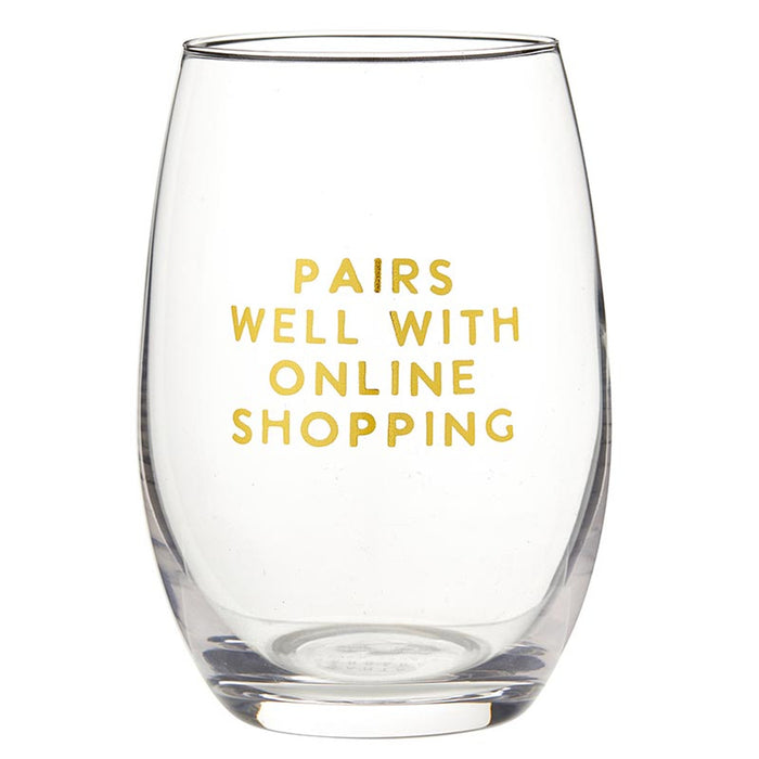 Stemless Wine Glass - Online Shopping