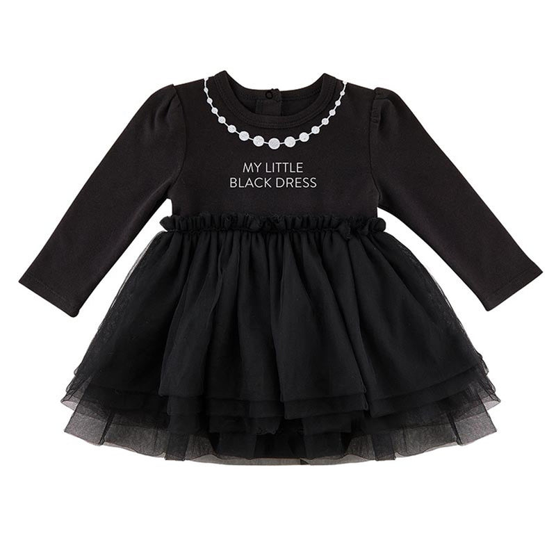 Little Black Dress - Long Sleeve - 6-12 mo