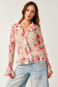 Bad At Love Blouse Printed