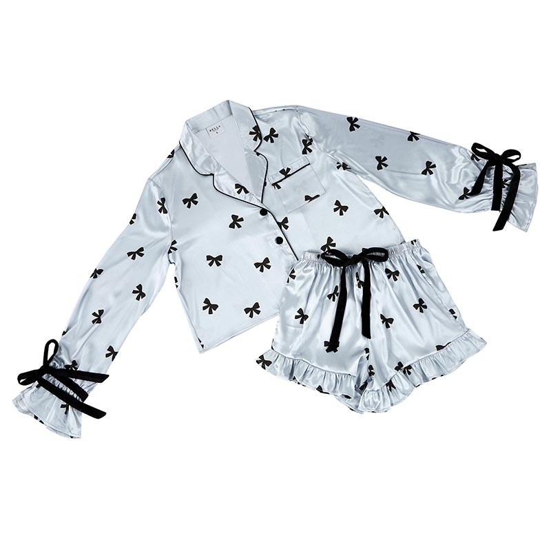 Short PJ + Velvet Ties - Bows