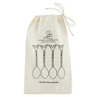 Silver Stag Spoons - Set of 4