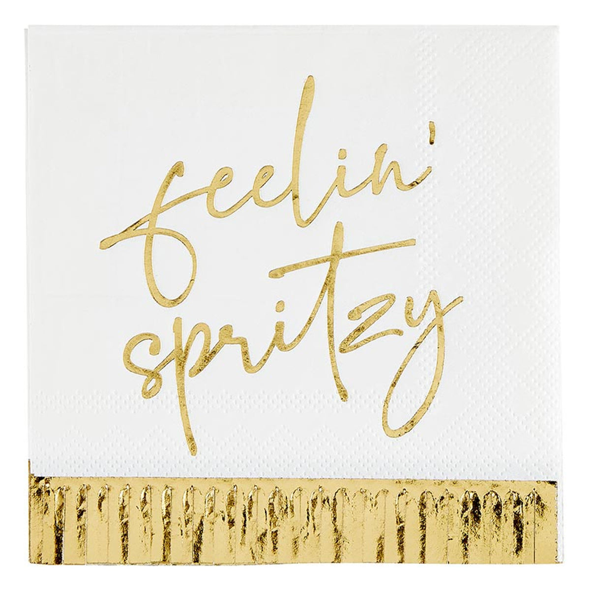 Cocktail Napkin with Fringe - Feelin' Spritzy