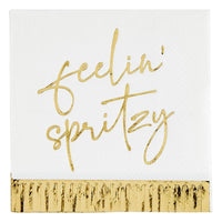 Cocktail Napkin with Fringe - Feelin' Spritzy