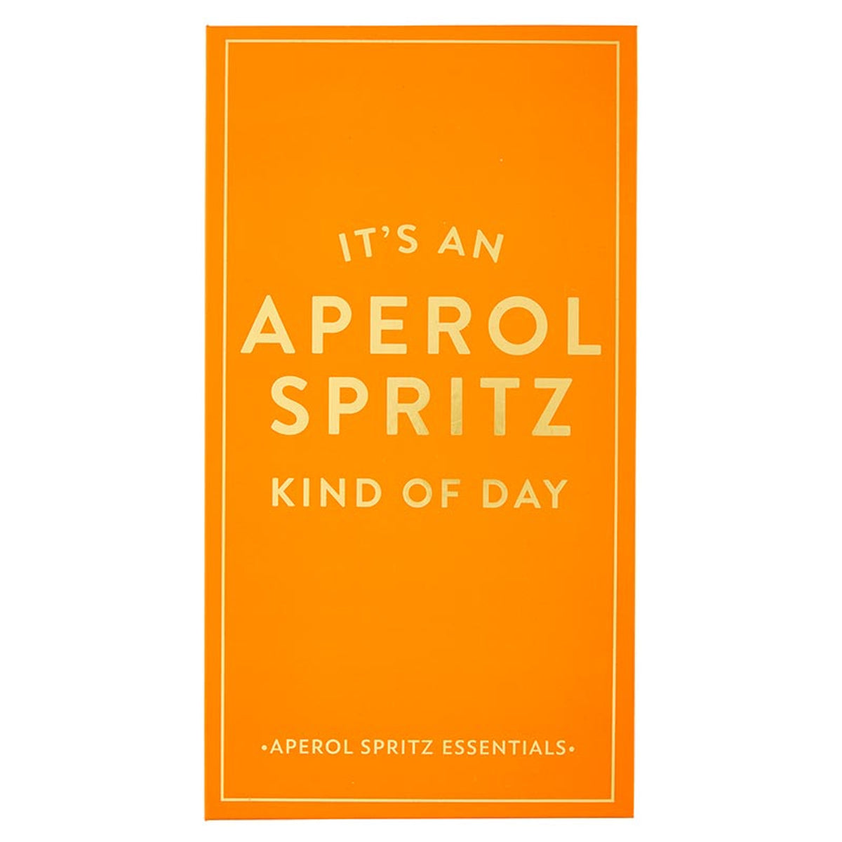 Barware Book Box - It's an Aperol Spritz Kind of Day