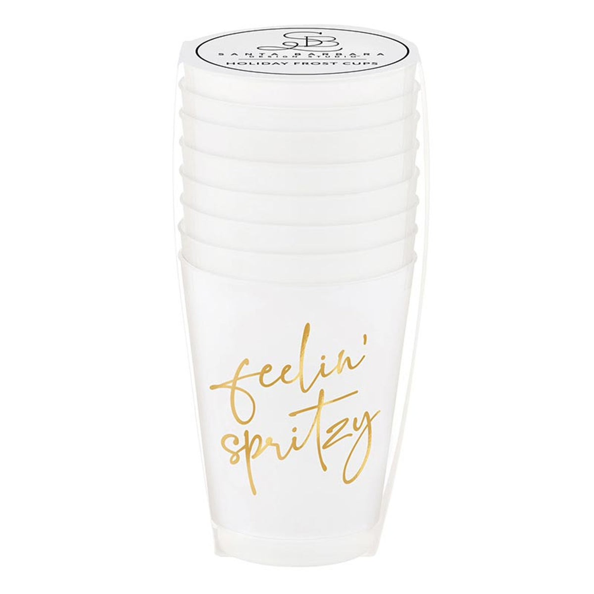 Gold Foil Frost Cup - Feelin' Spritzy - Set of 8