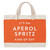 Mini Market Tote - Aperol Spritz