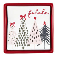 Ceramic Napkin Tray + Napkins