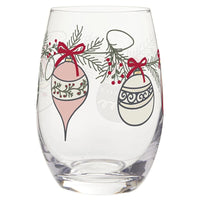Stemless Wine Glass - Ornaments