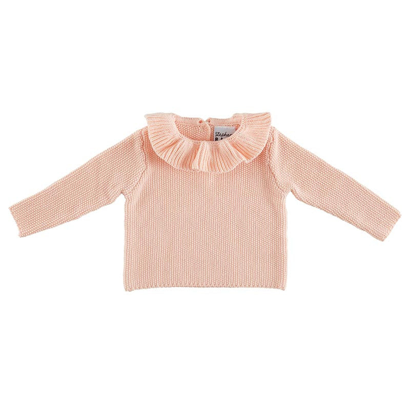 Pink Ruffle Sweater