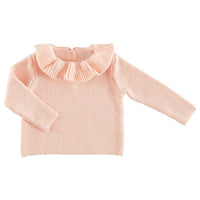 Pink Ruffle Sweater