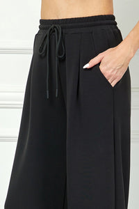 Wide-Leg Pants with Drawstring Waist