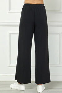Wide-Leg Pants with Drawstring Waist