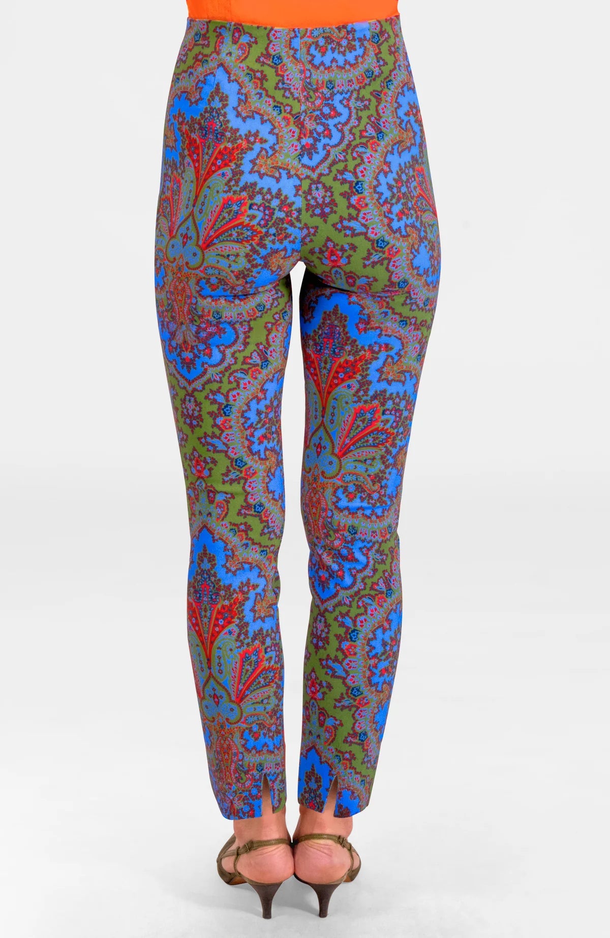 Gripeless Pull On Pants - Passion Paisley
