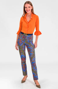 Gripeless Pull On Pants - Passion Paisley