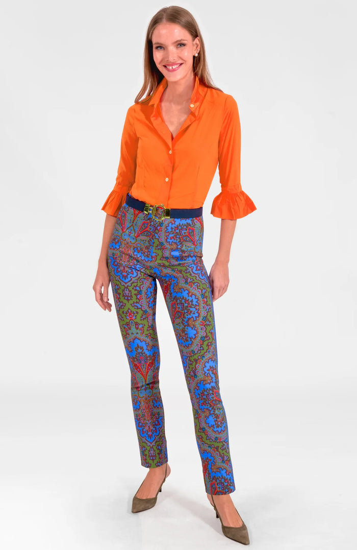 Gripeless Pull On Pants - Passion Paisley