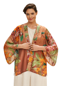 Botany Bliss in Taupe Kimono Jacket