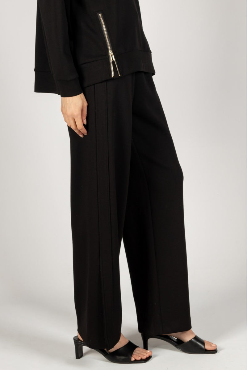 P. CILL Butter Modal Side Binding Wide Leg Pants