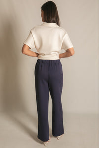 Butter Modal Wide Leg Pants W/Slits