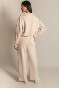 Butter Modal Wide Leg Pants W/Slits