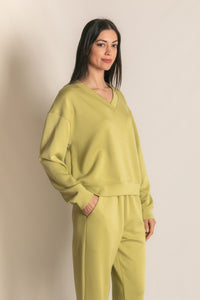 Butter Modal V-Neck Pullover Top
