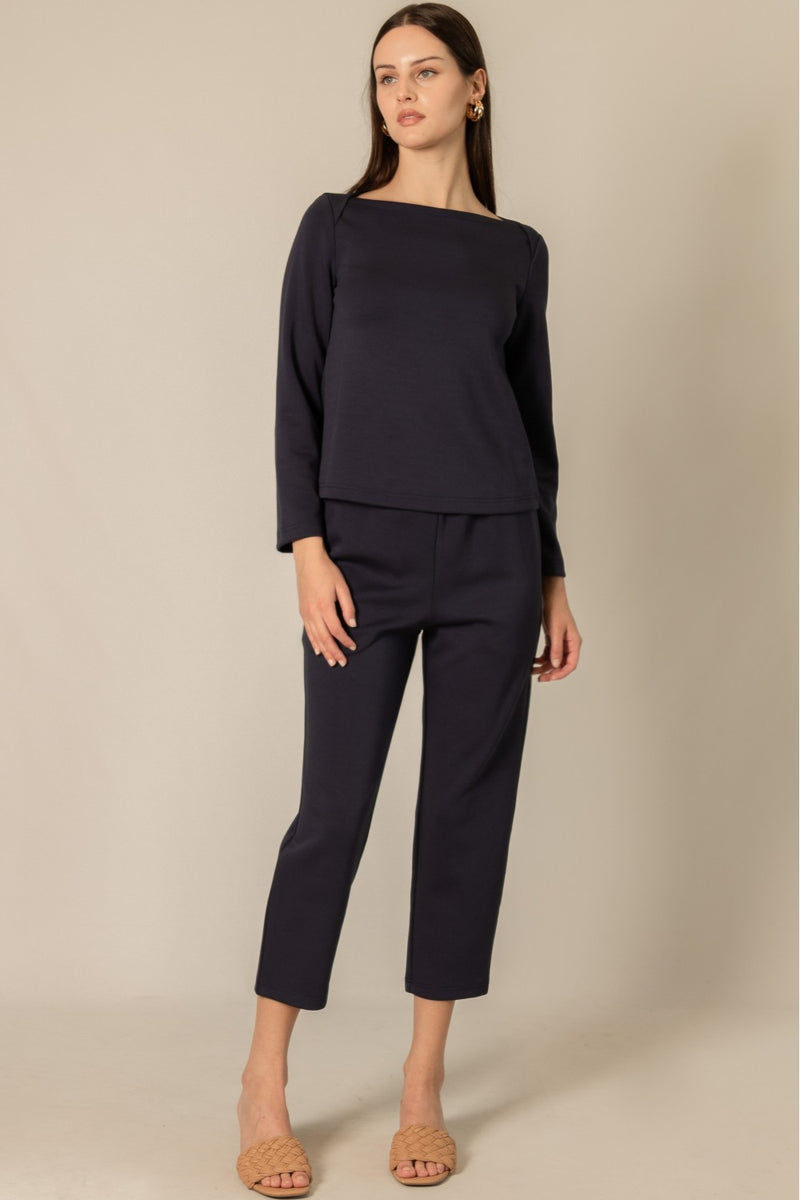 Long Sleeve Round Neck Top