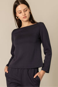 Long Sleeve Round Neck Top