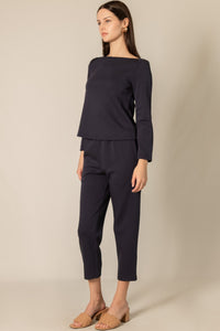 Long Sleeve Round Neck Top