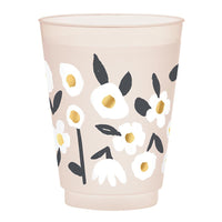 Frost Cups - Floral - Set of 8