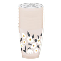 Frost Cups - Floral - Set of 8