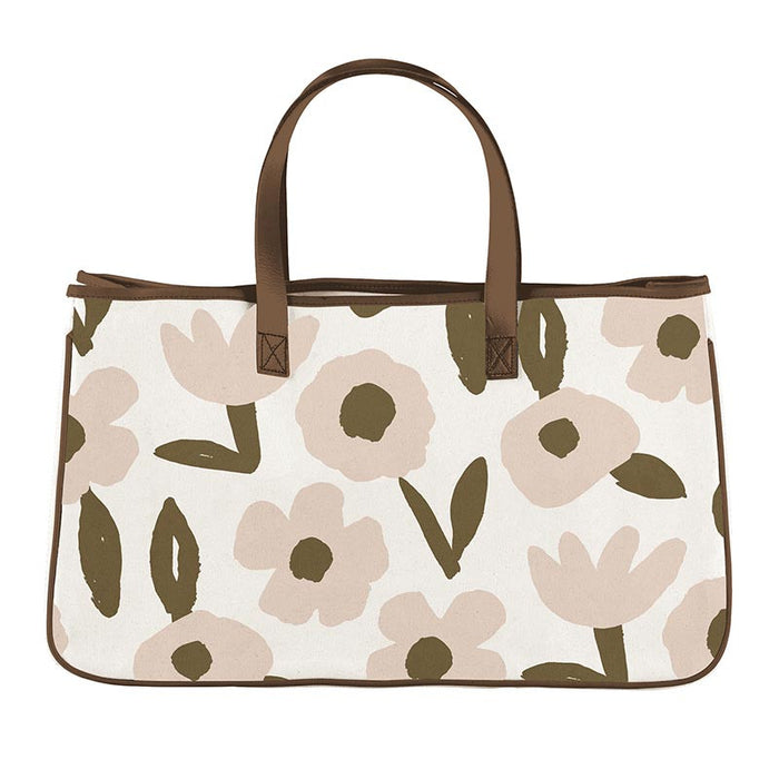 Canvas Tote - Blush Flower